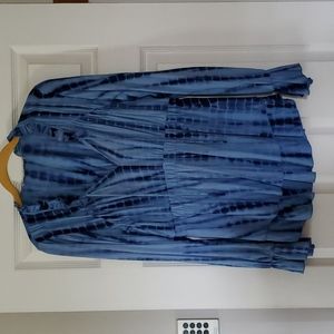 Boston Proper tie dye blouse